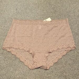 Aerie High-Waisted Lace Boybrief Underwear